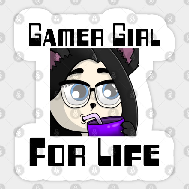 Gamer Girl For Life Sticker by WolfGang mmxx